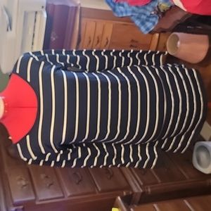 Lucky more sweater dress  M blue white